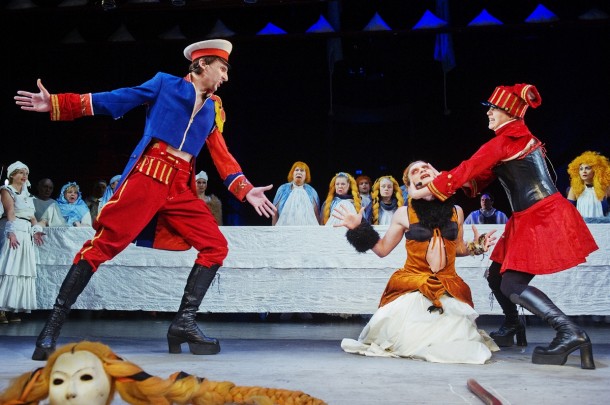 Alexander Vvedensky’s Christmas at the Ivanovs, directed by Jonas Vaitkus. Photo: Courtesy of the Russian Drama Theatre.