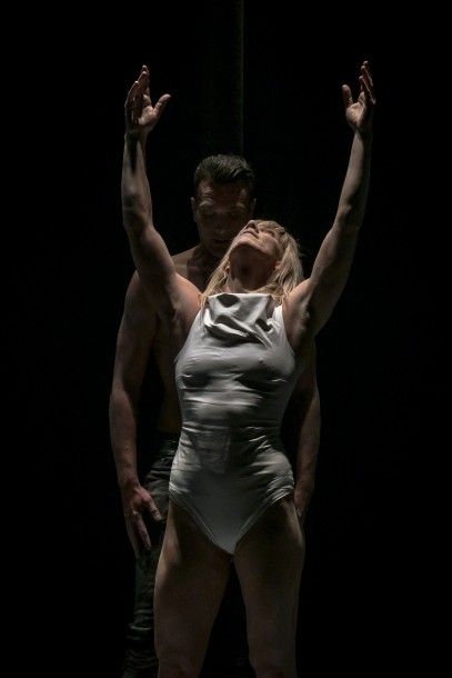 Performance: YOU. Choreographed and performed by Aleksandra Mišić and Ognjen Vučinić. At the Zagreb Dance Centre. Photo credit: Krunoslav Marinac.