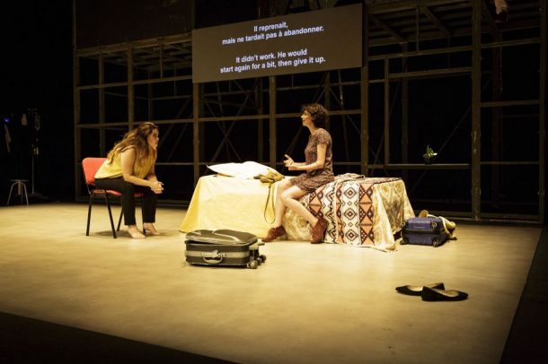 Mohammad de Attar's play Alors que j'attendais, directed by Omar Abusaada. Photo: Christophe Raynaud de Lage.