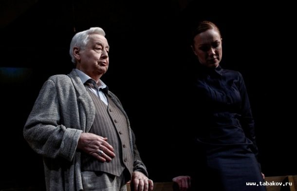 A scene from The Seagull, directed by Konstantin Bogomolov at the Oleg Tabakov Theatre, Moscow, 2014. Photo: The Oleg Tabakov Theatre.